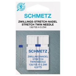 Schmetz dobbeltnål 130/705 stretch 75/4,0 mm