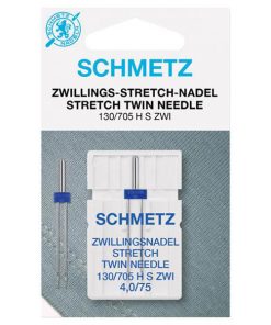 Schmetz dobbeltnål 130/705 stretch 75/4,0 mm