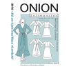 Onion | Slå-om kjole m. flæse 2076