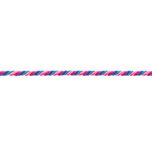 Snoet elastik i aqua-fuchsia