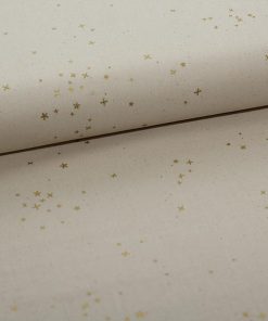 Cotton + Steele | Freckles - Unbleached Metallic