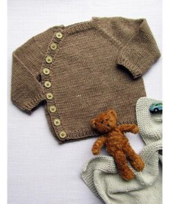 Babytrøje med skrålukning