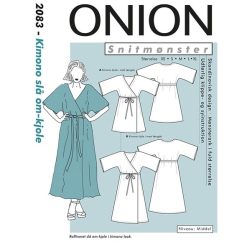 Onion | Kimono slå-om kjole 2083