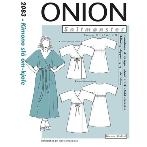 Onion | Kimono slå-om kjole 2083