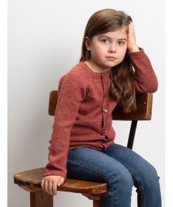Cardigan med snoninger til børn - str. 1-7 år