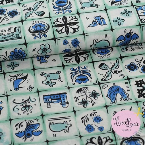Cotton + Steele : From porto with love : bomuldspoplin