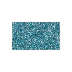 Glitterstof : lysblå : 45x66 cm