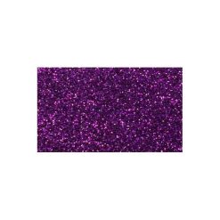 Glitterstof : lilla : 45x66 cm