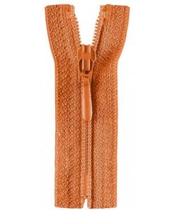 Orange [693] ikke-delbar lynlås 50 cm