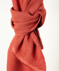 Mind The Maker : Nisa Softened Linen fv. coral red