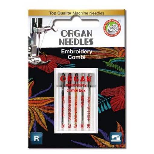 Organ Needles 130/705 H Embroidery Combi Box a5