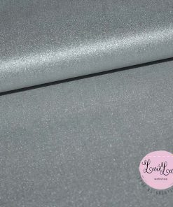 Paintbrush Studio : Fast bomuld med sølv-metallic