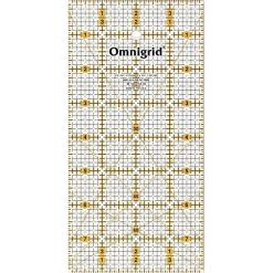 Patchwork lineal med inches 4 x 8 inch grid