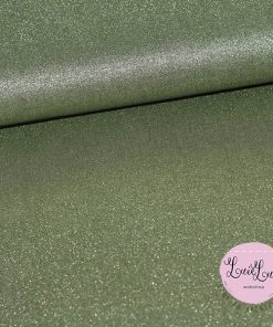 Paintbrush Studio : Fast bomuld i emerald-metallic
