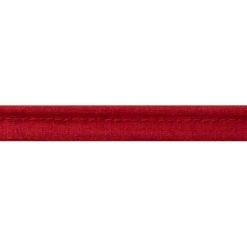 Piping i jersey i mørk rød fv. 600