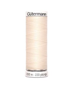 Gütermann : sew all sytråd, 200 m : råhvid fv. 802