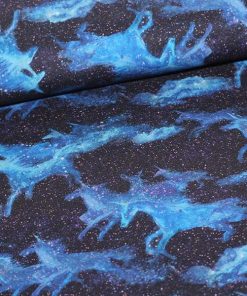 3 Wishes Fabric : Celestial Journey : fast bomuld