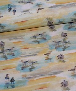 3 Wishes Fabric : Sandpipers : fast bomuld