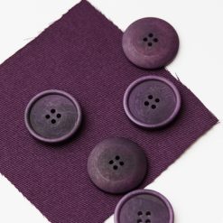 Blaze Corozo Button fv. plum - 28 mm
