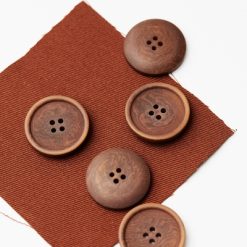Blaze Corozo Button fv. sienna - 28 mm