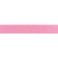 Elastik med glitter, fv. pink 25 mm