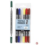 Tekstiltuscher, streg 2,3 + 3,6 mm