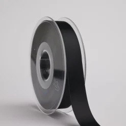 Satinbånd i sort fv. 735 : 40 mm