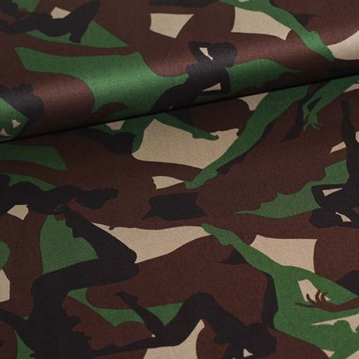 Alexander Henry Fabrics : camouflage girls : fast bomuld