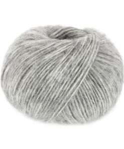 Natural Alpaca Pelo | lysgrå meleret fv. 003
