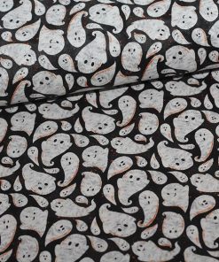 3 Wishes Fabric : Boo Y'all : fast bomuld