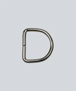 D-ring i sølv 20 mm