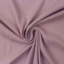 Drop needle rib-jersey i lavendel fv. 641