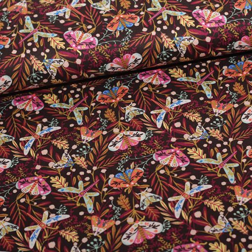 Cotton & Steel, Dreamland - Haute Pink Metallic Fabric