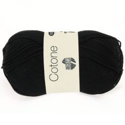 Cotone | merceriseret bomuld fv. 21 sort