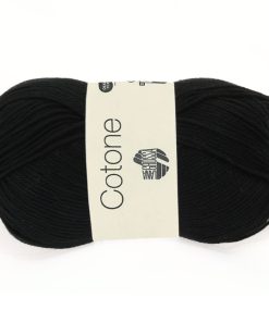 Cotone | merceriseret bomuld fv. 21 sort