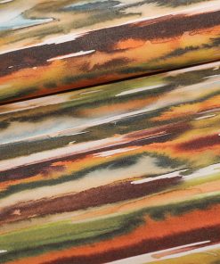 Buksestof med batikprint