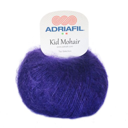 Kid Mohair, mørk lilla fv. 35