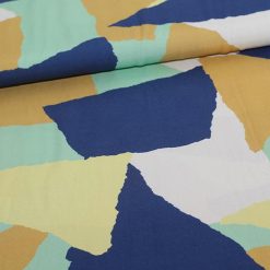 Fastvævet viskose med mønster