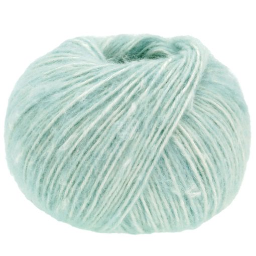 Natural Alpaca Pelo | isblå meleret fv. 018