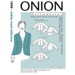 Onion | Jakke med ståkrave 1040