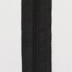 6 mm spiral lynlås i sort