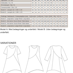 Line2Line | Asymmetrisk tunika med skrå skæringer til fast stof, b1269