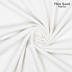 Fibre Mood | Crinkle bomuld/ polyester/ elasthan fv. hvid