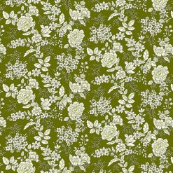 Henry Glass Fabrics | Tranquility - Olive Green