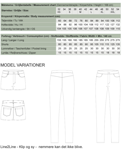 Line2Line | Tætsiddende Jeans - Regular X T610