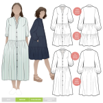 Style Arc | Emerson Woven Dress str. 4 - 16 (dk str. ca. 32 - 46)