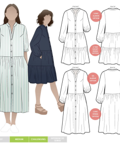 Style Arc | Emerson Woven Dress str. 4 - 16 (dk str. ca. 32 - 46)