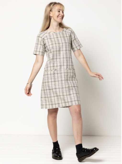 Style Arc | Mary Shift Dress str. 4 - 16 (dk str. ca. 32 - 46)