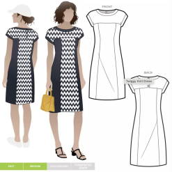 Style Arc | Twiggy Knit Dress str. 4 - 16 (dk str. ca. 32 - 46)