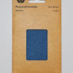 Reparationslap stretch jersey blå denim